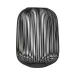 Lantern - Powder Coated Steel In Black: Large 45X33CM Lito