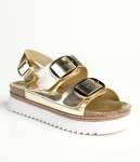 Madison Jaden Slingback Sandal - Gold - 9