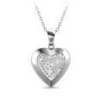 DESTINY Skylar Heart Locket With Swarovski Crystals