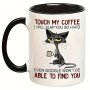 Adorable Cat Drink Coffee Art Stickers - Waterproof Uv Resistant Dtf Printed - Perfect For Mugs Bottles School Supplies & Diy Arts Crafts