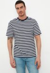 Tom Thin Stripe Short Sleeve Tee - Navy & White