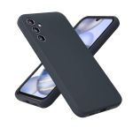 Liquid Silicone Back Case Compatible With Samsung Galaxy A16 - Black