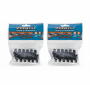 Zenith 12-WAY 15 Amp Black Electrical Power Connector - 2 Pack