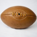Vintage Old School Rugby Ball-light - One Size