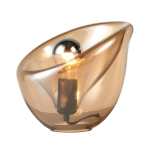 Arum Lily Table Lamp Amber And Black