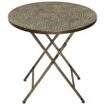 Folding Metal Round Table 56CM X 56CM X57CM