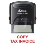 Shiny S-842 Stock Stamp 38X14MM Copy Tax Inv