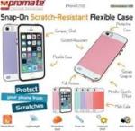 Promate Purple Grosso I5 Striped Flexigrip Snap Case