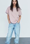 Oversized T-Shirt - Dusty Pink Marl