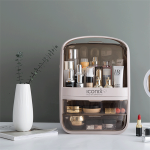 Acrylic Cosmetic Organiser With 2 Drawers Storage - Ivory Extra Large