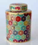 Geometric Multi Coloured Jar 27X19CM
