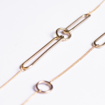 Juliette Opera Linked Gold Chain Necklace - Gold