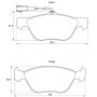 Alfa Romeo Kbc Brake Pads Front For Alfa - Spares Direct