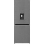 Defy 323L Satin Metallic Combi Fridge freezer With Water Dispenser
