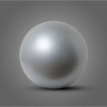 Volkano 65CM Anti-burst Gym Ball – Gunmetal Grey