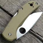 Spyderco Native 5LW SCALES - Aggressive Agent Series - Linerless - Anodized - Fde