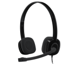 Logitech 981-000589 H151 Stereo Headset With Noise-cancelling MIC Black