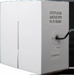 Essential CAT5 Uv Outdoor Ethernet Cable 100M Black Solid Copper Sf tp Pull Box CAT5U-100-GEN-SC-CAT5U-100-GEN-SC