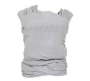 Multifunction Ring Sling Swaddle Baby Carrier Baby Carrier Grey White Front Carry Facing In