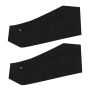 Oxford Cloth Chair Covers For Outdoor Beach CHAIR/LOUNGER-BLACK-2PIECES Set