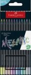 Faber-Castell Black Edition Soft Colour Pencils - Metallic 12