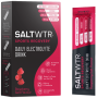 Saltwtr Raspberry Salt - Sugar-free Electrolytes - Sports Recovery Hydration - 8 Pack