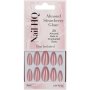 Nail HQ Almond Strawberry Glaze Nails