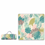 Water Resistant Picnic Blanket 200X200CM Foldable Beach Mat - Tropical