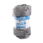 Fleece Blanket Grey Grey