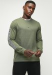 Polo Zolanimen Sport Long Sleeve Jacquard Collar Tee - Green