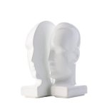 Artificial Intelligence Bookends - Gloss White