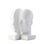 Artificial Intelligence Bookends - Gloss White