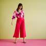 Anglaise Blouse - Pink Painted Floral - 44 / Xxxxlarge