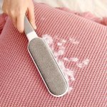Reusable Electrostatic Pet Hair Remover Brush - Double-sided Ideal For Dog & Cat Owners Perfect For Clothes Furniture And Carpet