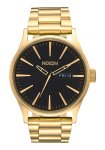Nixon Sentry Stainless Steel Mens Watch - All Gold Black
