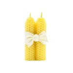Simply Bee - Beeswax Candles 2 Pack Short - 8CM Long - 20CM