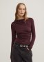 Draped Jersey Long Sleeve Top