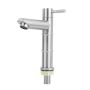 G1/2 Brushed Stainless Steel Bamboo Style Basin Cold Faucet A