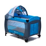 Baby Cot Crib With Diaper Changer Net Toys Canopy Blue