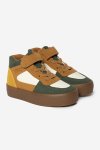 Boys Hi-top Sneaker. - 2 Tan