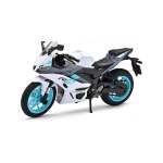 1:12 Diecast Motorcycle Model Light Blue