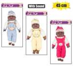 Doll Baby Asstd W sound 45CM Marketplace Brits Bros