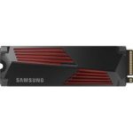 Samsung 990 Pro 1TB M.2 2280 Pcie Nvme SSD Black Red - With Heatsink