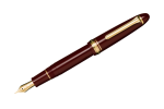 Sailor 1911L Fountain Pen Maroon With Gold Trim