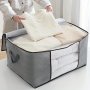 Large Capacity Storage Bag Bins With Clear Window Closet Organizer And Clothes Storage Bags Reinforced Handle And Sturdy Zipper Bedroom Accessories