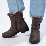 Madison Faith Ankle Boots - Chocolate - 9