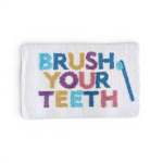 Brush Your Teeth" Floor Mat Multicoloured