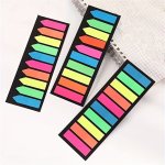 200 Sheets set Colour Memo Pad Sticky Notes Bookmark Marker Sticker Paper Student Office Supplies