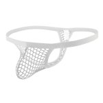 Men's Mesh G-string-white