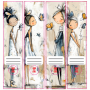 File Spine Stickers Butterfly Girls